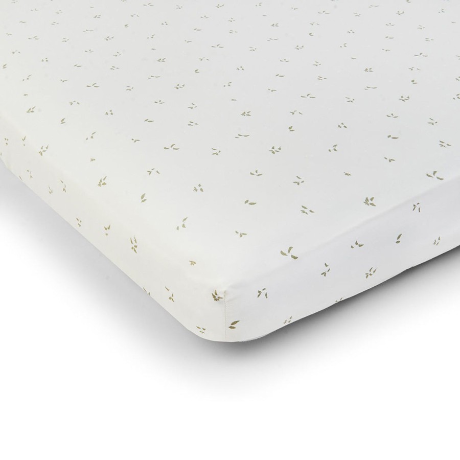 Nursery Avery Row | Cotbed Fitted Sheet Nettle Scatter