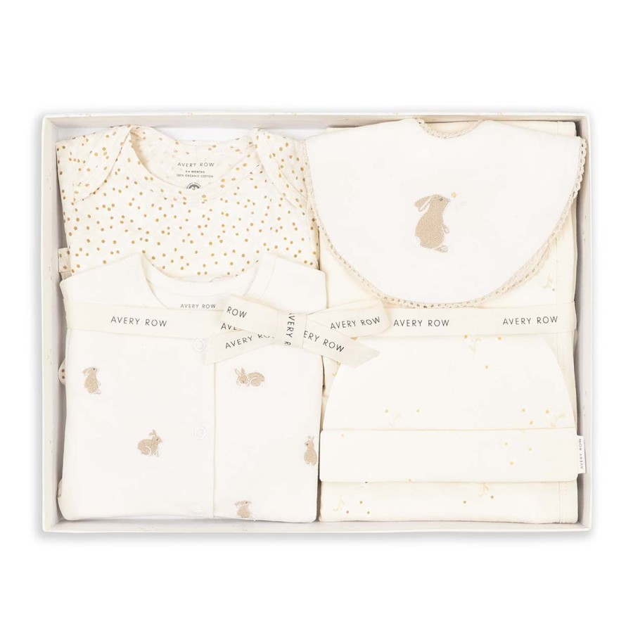 Baby Care Avery Row | New Baby Starter Gift Set - Bunnies / Daisy Meadow / Wild Chamomile