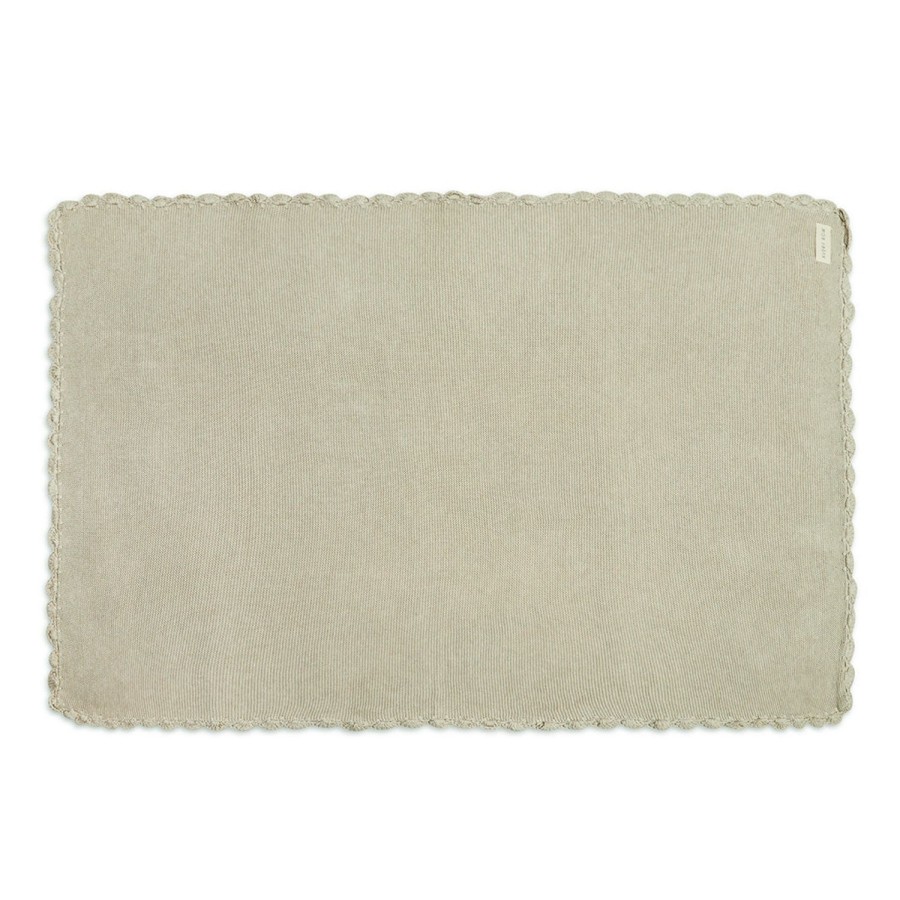 Nursery Avery Row | Scallop Knit Blanket Willow