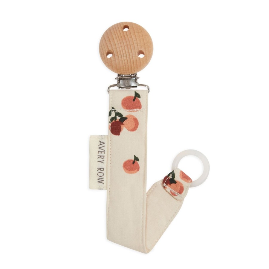 Baby Care Avery Row | Pacifier Holder Peaches