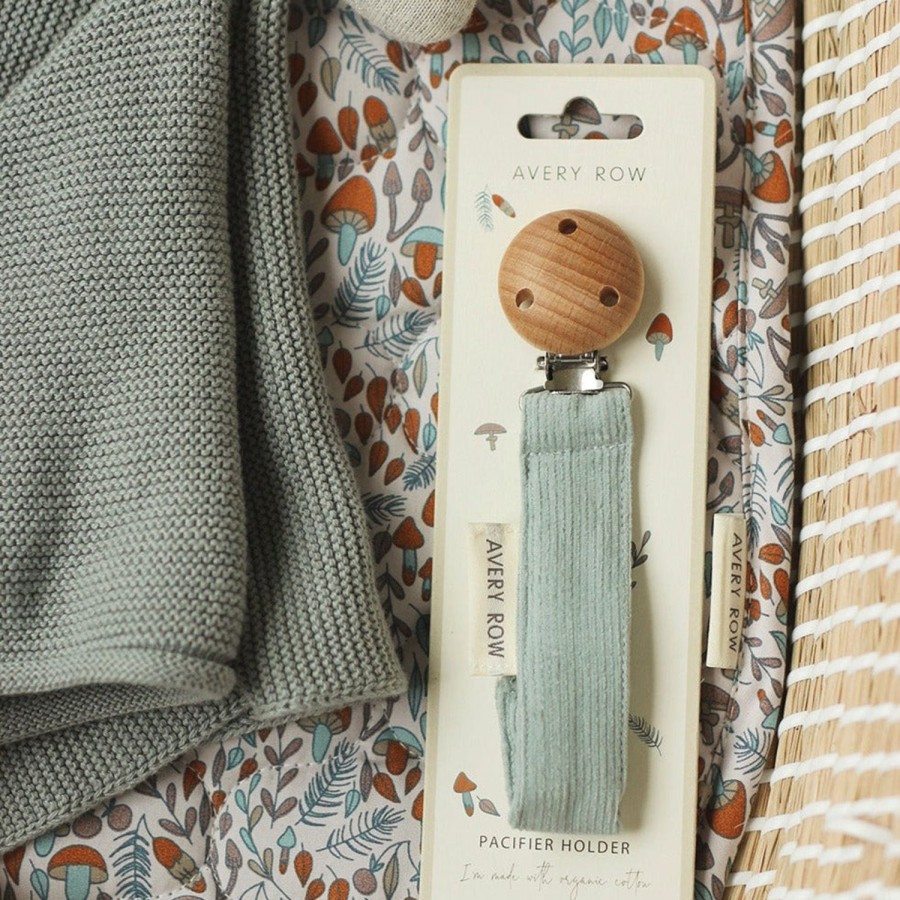 Baby Care Avery Row | Pacifier Holder Corduroy, Blue