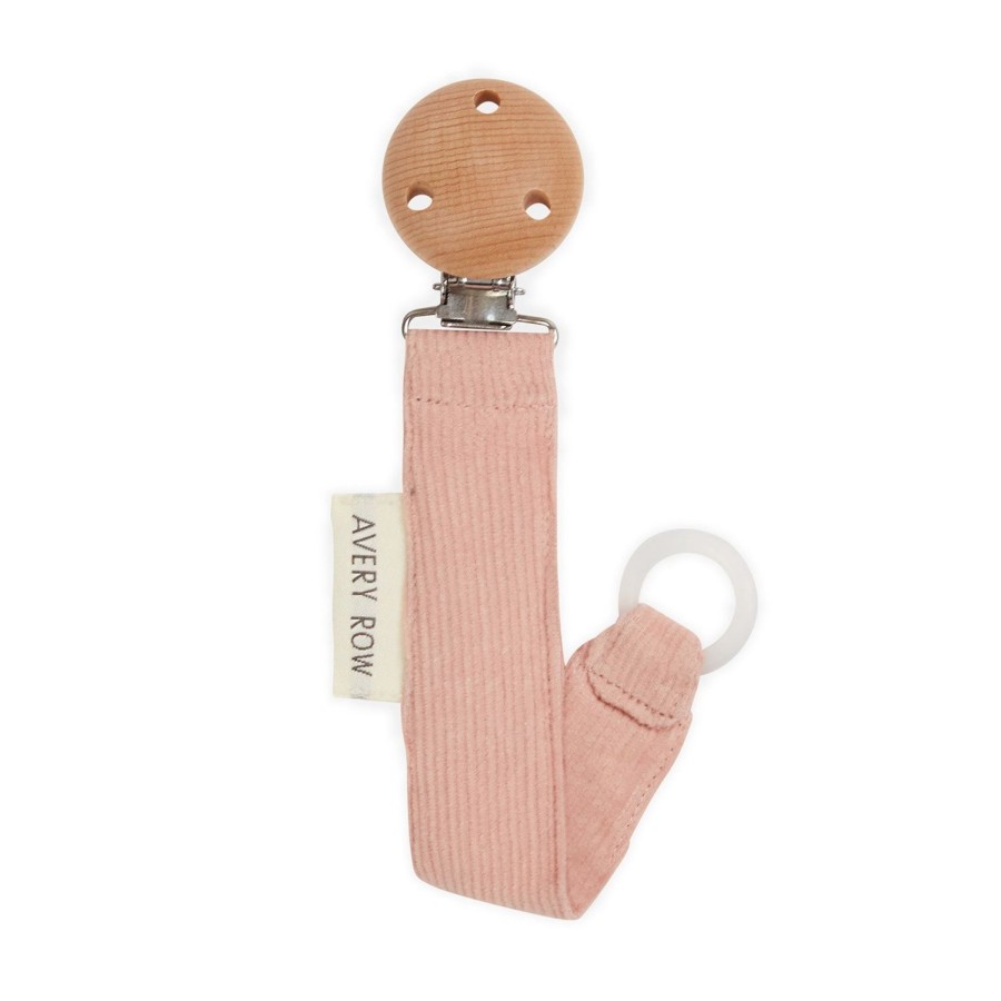 Baby Care Avery Row | Pacifier Holder Corduroy, Pink