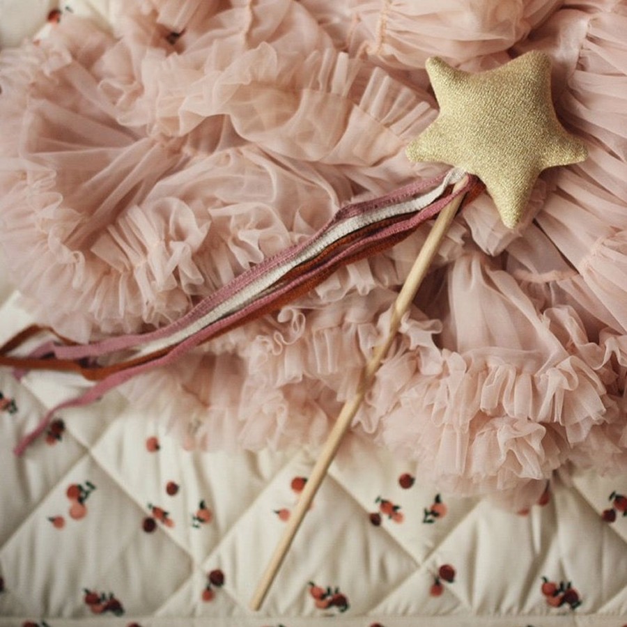 Play Avery Row | Children'S Gold Knitted Sparkle Star Wand