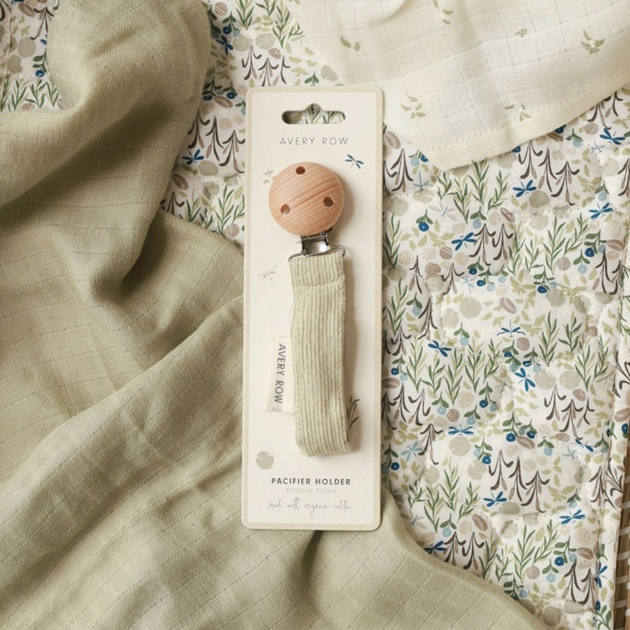 Baby Care Avery Row | Pacifier Holder Corduroy, Willow